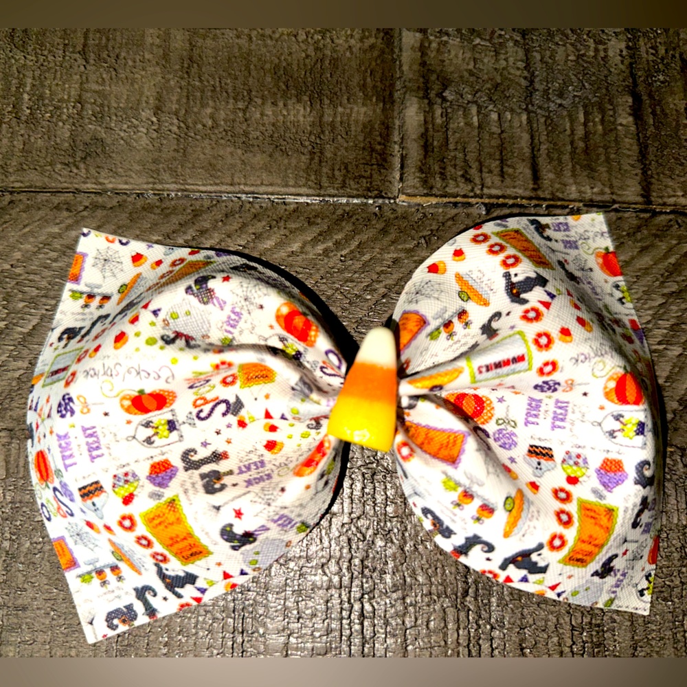 Halloween hair bow
